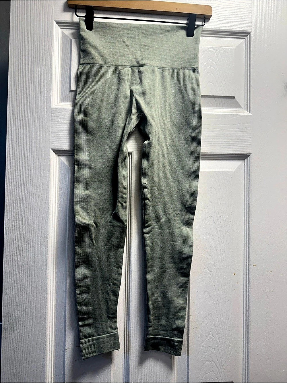 Set Active Sportbody Sporty High-Rise Leggings Green Leggings Size XS